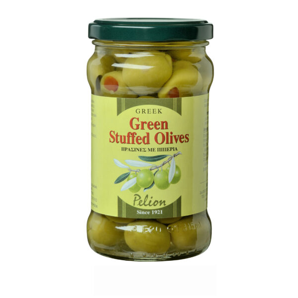 Green Olives with Peppers