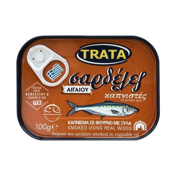 Smoked Sardines from the Aegean in Vegetable Oil